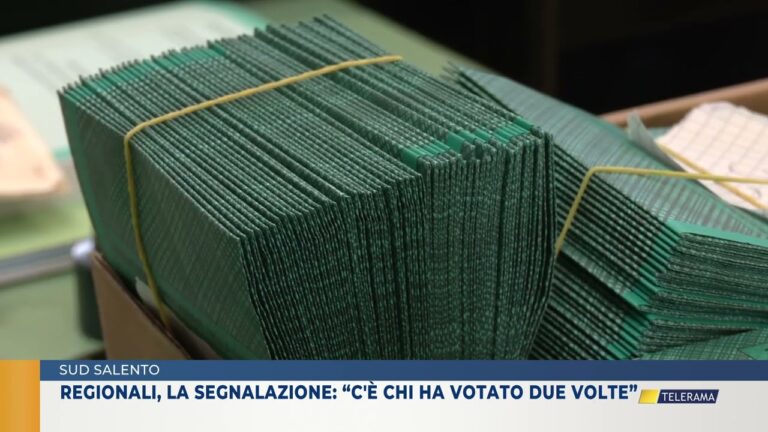 Regionali, la segnalazione: “c’è chi ha votato due volte”