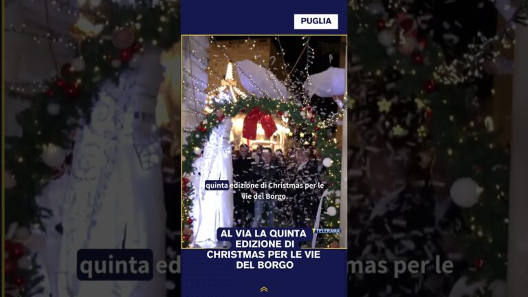 Al via la quinta edizione di Christmas per le vie del borgo