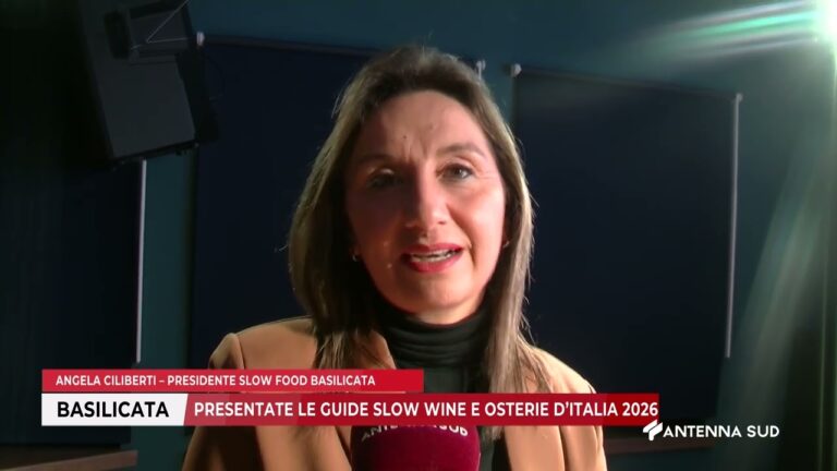 09 DICEMBRE 2025   BASILICATA   PRESENTATE LE GUIDE SLOW WINE E OSTERIE D’ITALIA 2026
