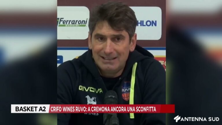 09 DICEMBRE 2025 – BASKET A2 CRIFO WINES RUVO: A CREMONA ANCORA UNA SCONFITTA