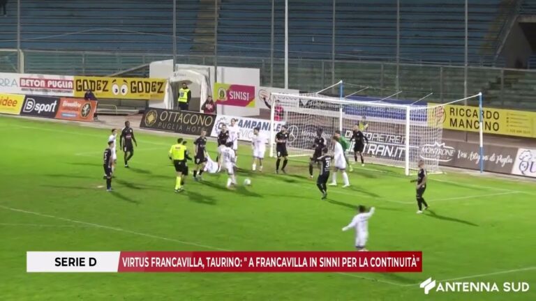 6 DICEMBRE 2025 – SERIE D: VIRTUS FRANCAVILLA, TAURINO: “A FRANCAVILLA IN SINNI PER LA CONTINUITÀ”