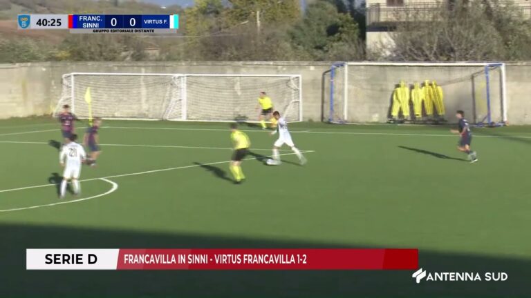 07 DICEMBRE 2025   SERIE D   FRANCAVILLA IN SINNI – VIRTUS FRANCAVILLA 1 2