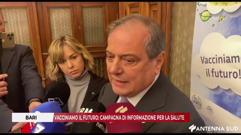 09 DICEMBRE 2025 –  BARI VACCINIAMO IL FUTURO: CAMPAGNA DI INFORMAZIONE PER LA SALUTE