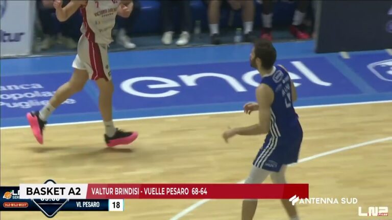 08 DICEMBRE 2025   BASKET A2   VALTUR BRINDISI   VUELLE PESARO  68 64