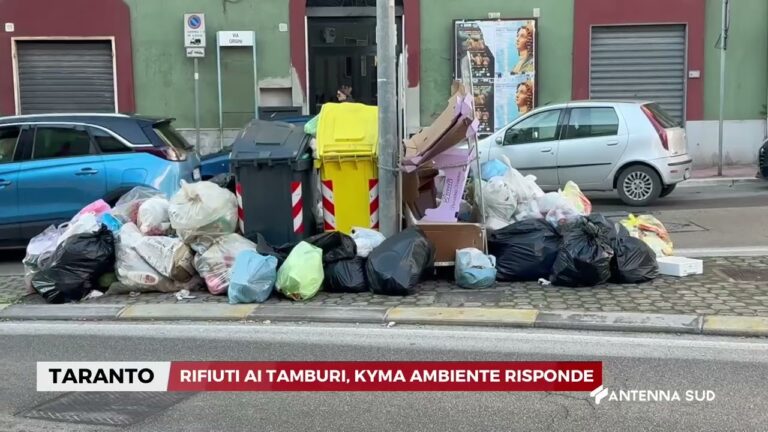 09 DICEMBRE 2025   TARANTO   RIFIUTI AI TAMBURI  KYMA AMBIENTE RISPONDE