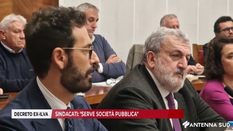 9 DICEMBRE 2025 – ROMA: DECRETO EX ILVA, SINDACATI: “SERVE SOCIETÀ PUBBLICA”