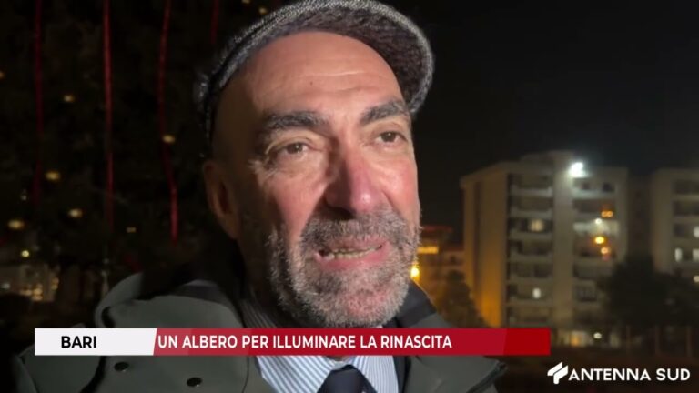 10 DICEMBRE 2025 – BARI, UN ALBERO PER ILLUMINARE LA RINASCITA
