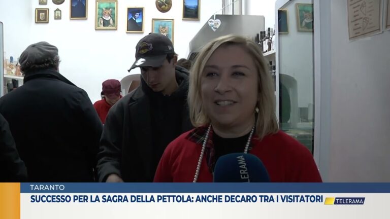 Successo per la Sagra della Pettola: anche Decaro tra i visitatori