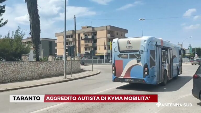 07 DICEMBRE 2025   TARANTO   AGGREDITO AUTISTA DI KYMA MOBILITA’