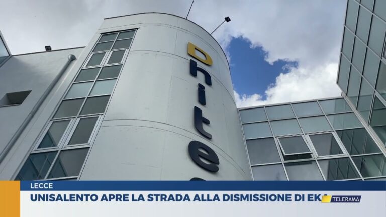 LECCE. UNISALENTO APRE LA STRADA ALLA DISMISSIONE EKA