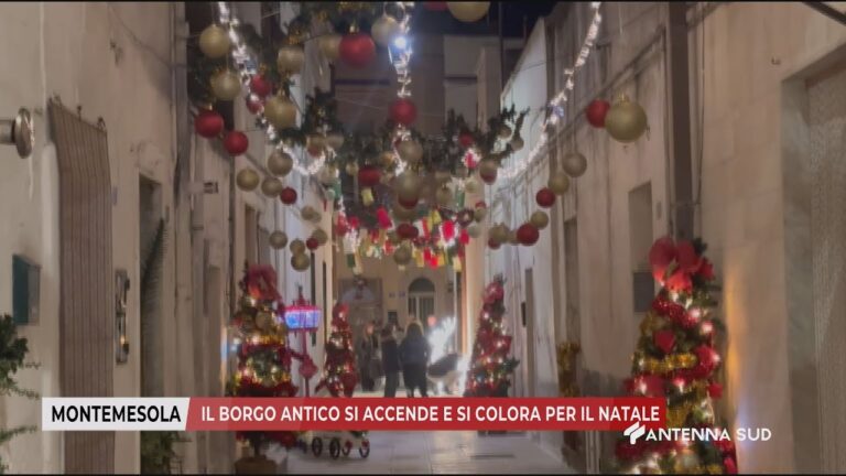 09 DICEMBRE 2025 – MONTEMESOLA (TA) – IL BORGO ANTICO SI ACCENDE E SI COLORA PER IL NATALE