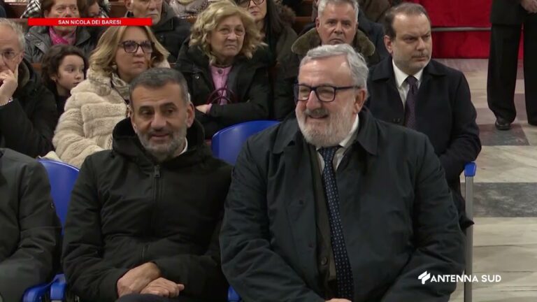 BARI, SANTA MESSA BASILICA SAN NICOLA   SERA 6 DICEMBRE 2025