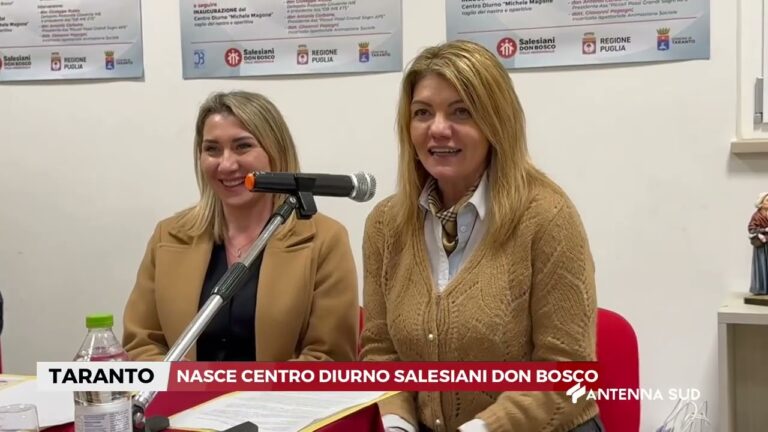 10 DICEMBRE 2025   TARANTO   NASCE CENTRO DIURNO SALESIANI DON BOSCO