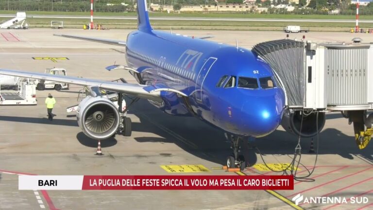 8 DICEMBRE 2025 – BARI, LA PUGLIA DELLE FESTE SPICCA IL VOLO MA PESA IL CARO BIGLIETTI