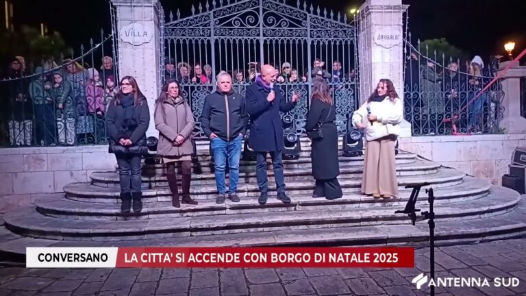 8 DICEMBRE 2025 – CONVERSANO, LA CITTA’ SI ACCENDE CON BORGO DI NATALE 2025