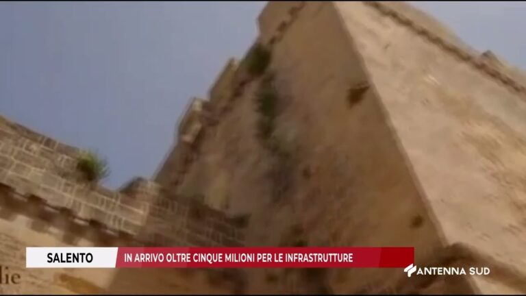 09 DICEMBRE 2025   SALENTO    IN ARRIVO OLTRE CINQUE MILIONI PER LE INFRASTRUTTURE