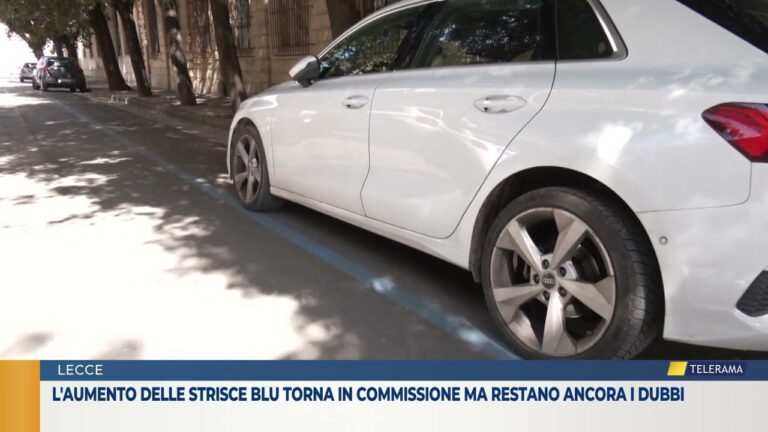 L’aumento delle strisce blu torna in Commissione ma restano ancora i dubbi