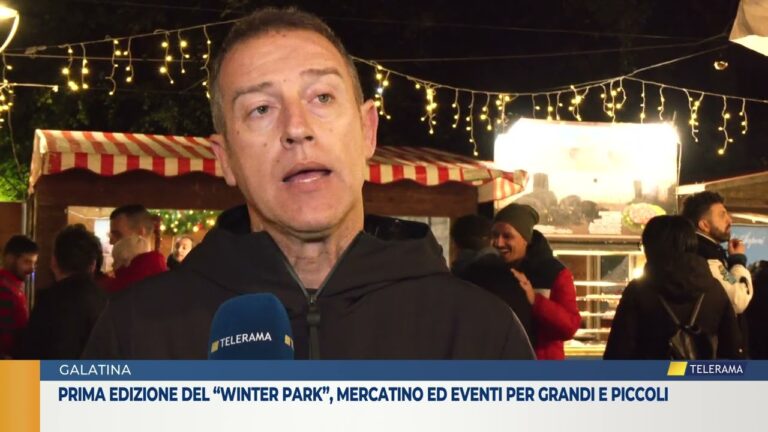 Prima edizione del “Winter Park”, mercatino ed eventi per grandi e piccoli