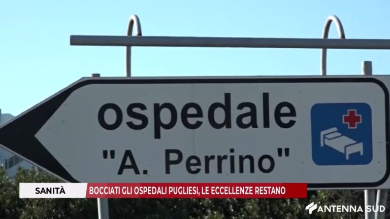 10 DICEMBRE 2025- ARGENAS SANITÀ, BOCCIATI GLI OSPEDALI PUGLIESI, LE ECCELLENZE RESTANO