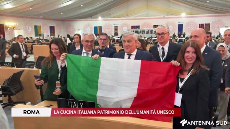 10 DICEMBRE 2025 -ROMA:LA CUCINA ITALIANA PATRIMONIO DELL’UMANITÀ UNESCO