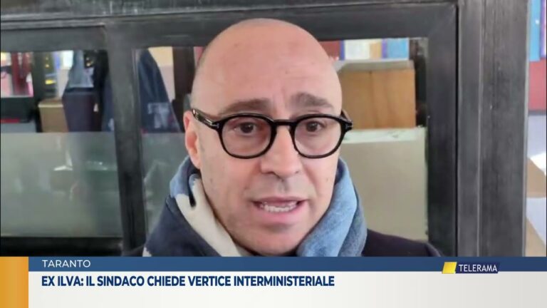 Ex Ilva: il sindaco chiede vertice interministeriale