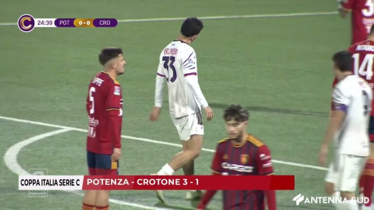 10 DICEMBRE 2025 – COPPA ITALIA SERIE C, POTENZA – CROTONE 3 – 1