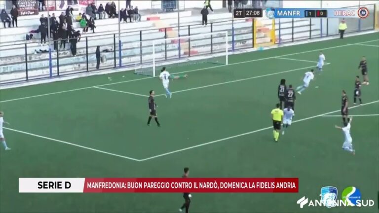 10 DICEMBRE 2025 – SERIE D, MANFREDONIA: BUON PAREGGIO CONTRO IL NARDÒ