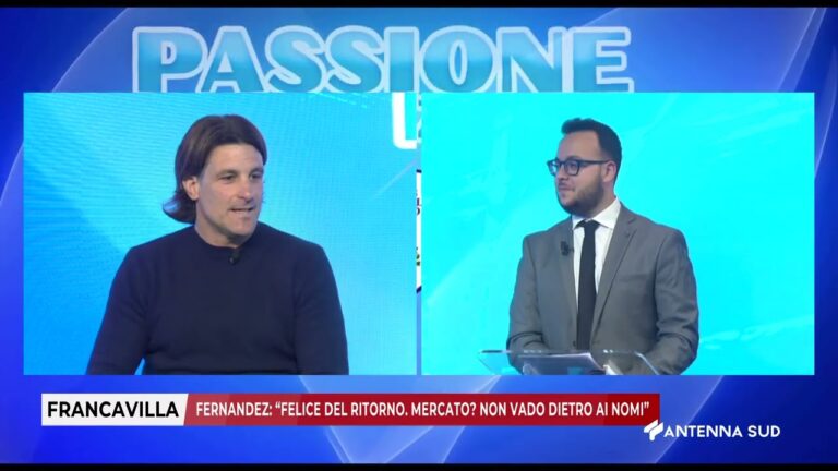 11 DICEMBRE 2025   FRANCAVILLA FERNANDEZ: “FELICE DEL RITORNO. MERCATO? NON VADO DIETRO AI NOMI”