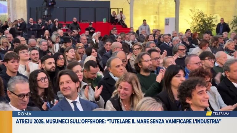 Atreju 2025, Musumeci sull’offshore: “Tutelare il mare senza vanificare l’industria”