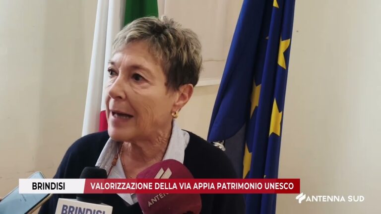 11 DICEMBRE 2025   BRINDISI   VALORIZZAZIONE DELLA VIA APPIA PATRIMONIO UNESCO