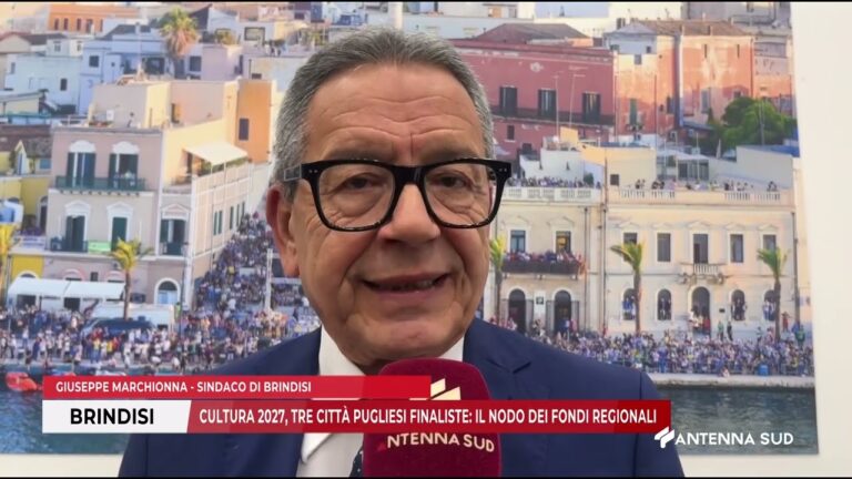 11 DICEMBRE 2025   BRINDISI   CULTURA 2027, TRE CITTÀ PUGLIESI FINALISTE IL NODO DEI FONDI REGIONALI