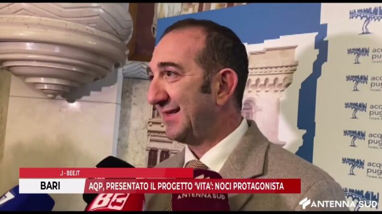 11 DICEMBRE 2025 – BARI: AQP, PRESENTATO IL PROGETTO ‘VITA’: NOCI PROTAGONISTA