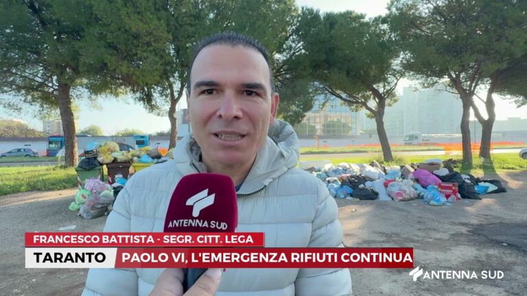 11 DICEMBRE 2025   TARANTO   PAOLO VI, L’EMERGENZA RIFIUTI CONTINUA