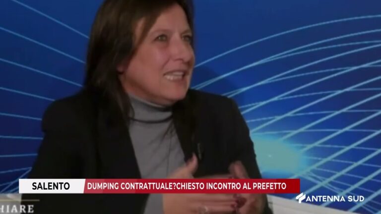 11 DICEMBRE 2025   SALENTO   DUMPING CONTRATTUALE    CHIESTO INCONTRO AL PREFETTO