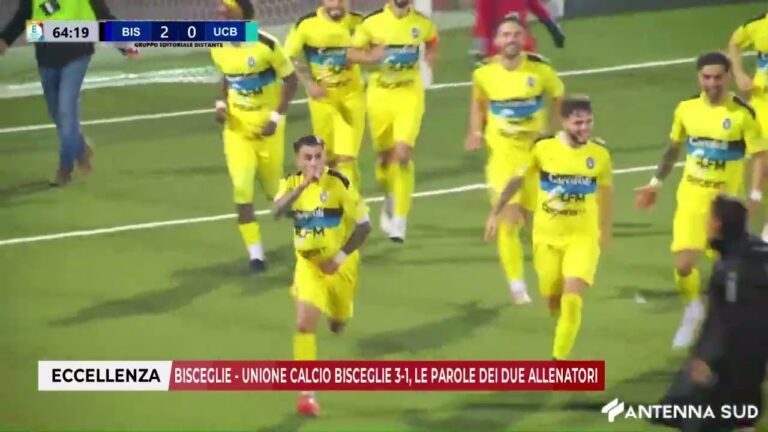 11 DICEMBRE 2025 – ECCELLENZA: BISCEGLIE- UNIONE CALCIO BISCEGLIE 3 -1, LE PAROLE DEI DUE ALLENATORI