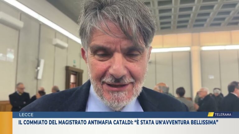 Il commiato del magistrato antimafia Cataldi: “E’ stata un’avventura bellissima”