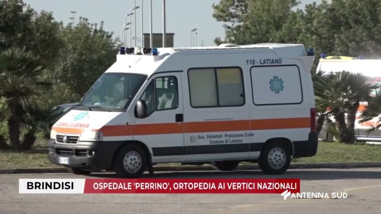 13 DICEMBRE 2025   BRINDISI   OSPEDALE ‘PERRINO’, ORTOPEDIA AI VERTICI NAZIONALI