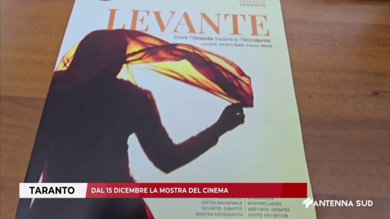 12 DICEMBRE 2025   TARANTO   DAL 15 DICEMBRE LA MOSTRA DEL CINEMA