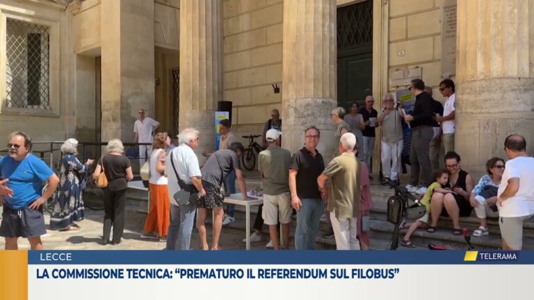 La Commissione tecnica: “prematuro il referendum sul filobus”