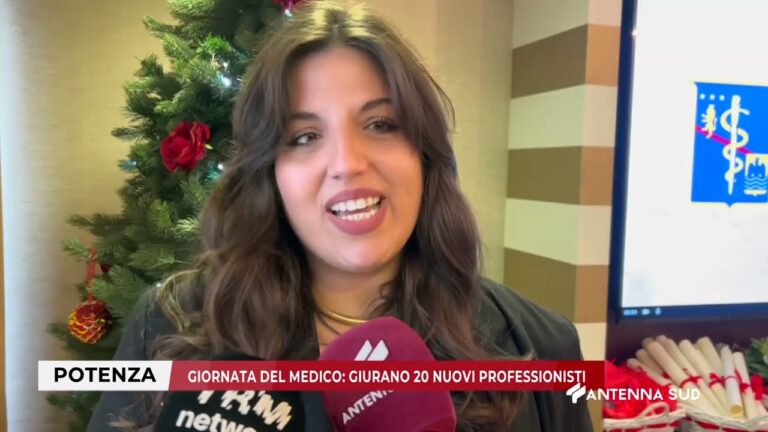 13 DICEMBRE 2025   POTENZA, GIORNATA DEL MEDICO; GIURANO 20 NUOVI PROFESSIONISTI
