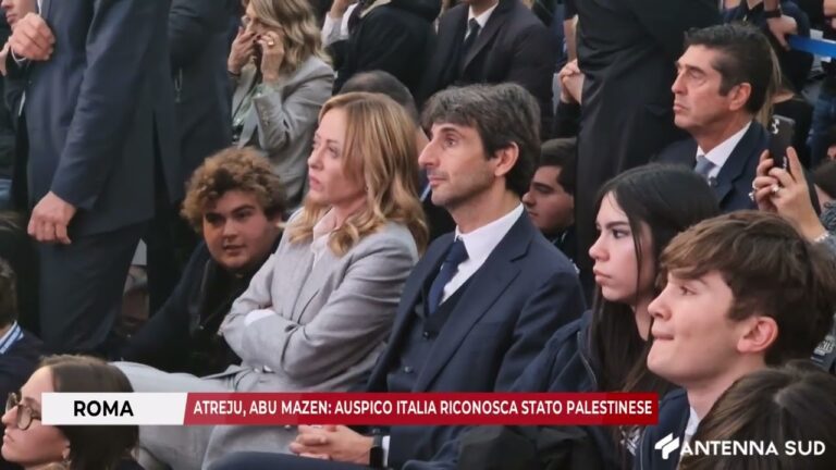 12 DICEMBRE 20205 – ROMA / ATREJU, ABU MAZEN: AUSPICO ITALIA RICONOSCA STATO PALESTINESE