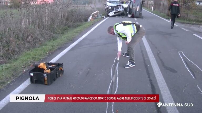 14 DICEMBRE 2025 PIGNOLA NON CE L’HA FATTA IL PICCOLO FRANCESCO