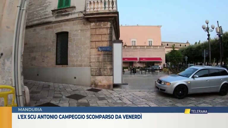 L’ex scu Antonio Campeggio scomparso da venerdì