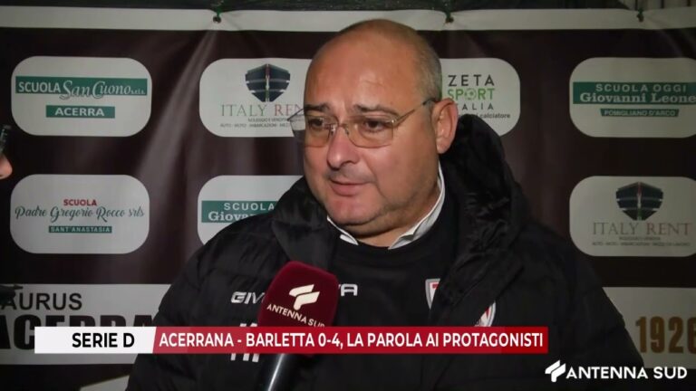 14 DICEMBRE 2025 – SERIE D ACERRANA   BARLETTA 0 4 LA PAROLA AI PROTAGONISTI