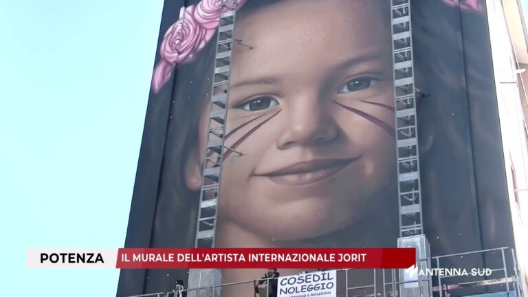 14 DICEMBRE 2025   POTENZA   IL MURALE DELL’ARTISTA INTERNAZIONALE JORIT
