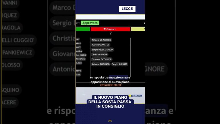 Il nuovo piano della sosta passa in consiglio