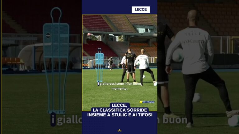 Lecce, la classifica sorride insieme a Stulic e ai tifosi