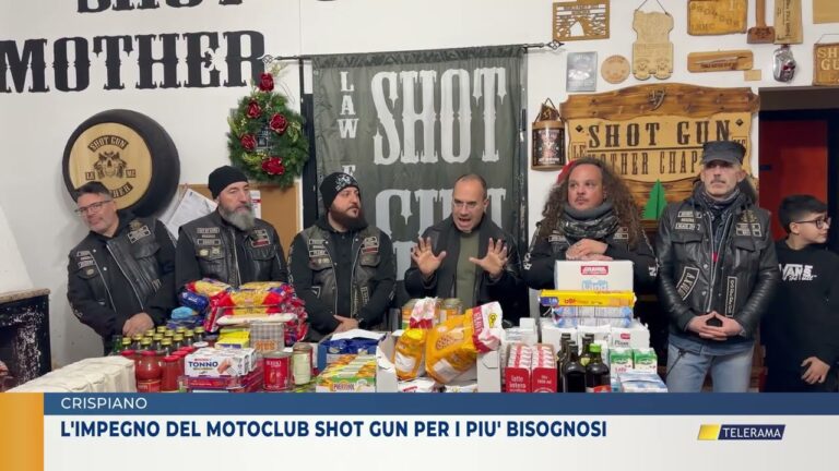 CRISPIANO. L’IMPEGNO DEL MOTOCLUB SHOT GUN PER I PIU’ BISOGNOSI