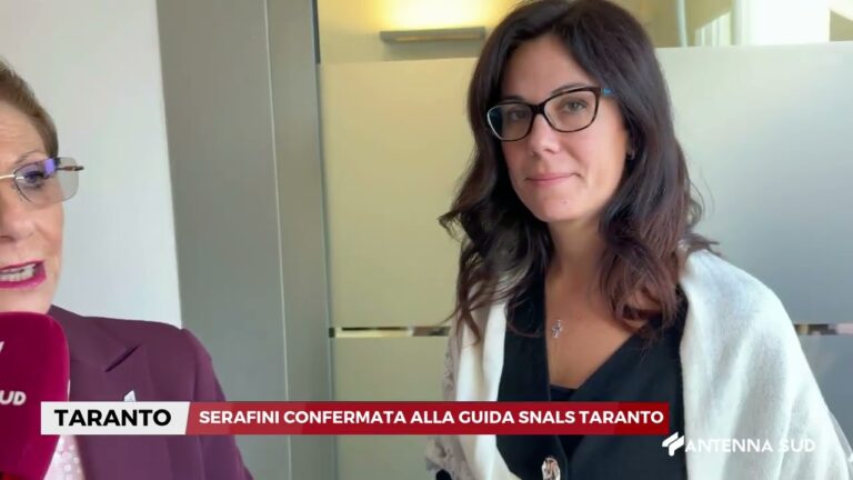 22 DICEMBRE 2025   TARANTO    SERAFINI CONFERMATA ALLA GUIDA SNALS TARANTO