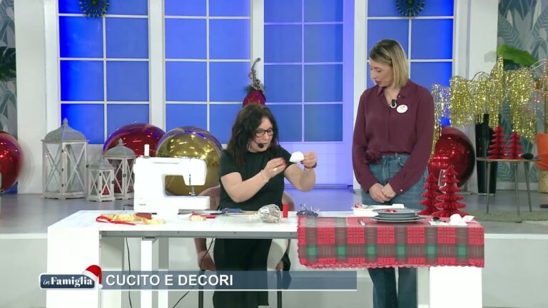 In Famiglia 22 dicembre 2025 – Cucito e Decori